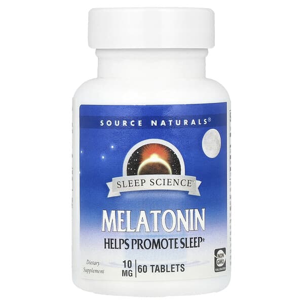Source Naturals, Sleep Science®, Melatonin, 10 mg, 60 Tablets
