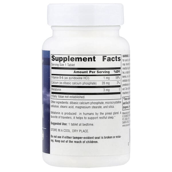 Alternative view of Source Naturals, Sleep Science®, Melatonin, 3 mg, 240 Tablets