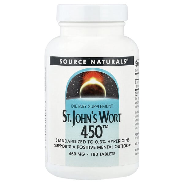 Source Naturals, St. John's Wort 450™, 450 mg, 180 Tablets