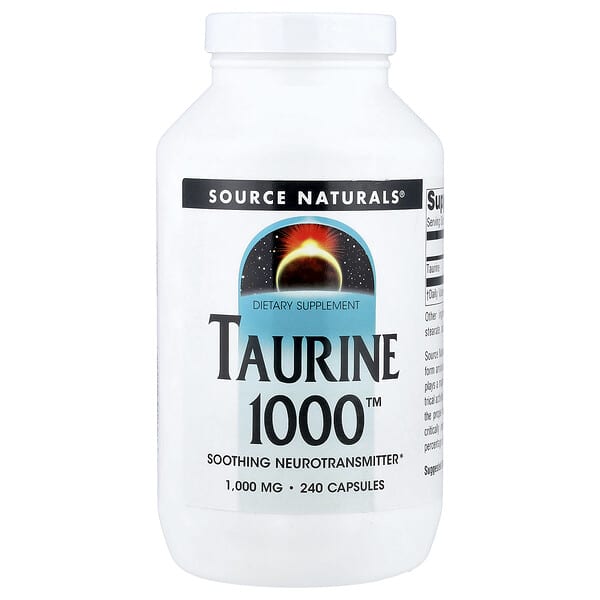 Source Naturals, Taurine 1000™, 1,000 mg, 240 Capsules