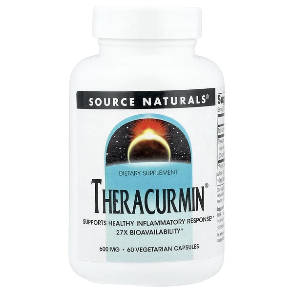 Source Naturals, Theracurmin®, 600 mg, 60 Vegetarian Capsules