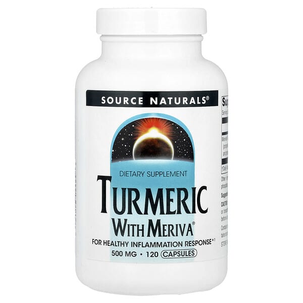 Source Naturals, Turmeric With Meriva®, 500 mg, 120 Capsules