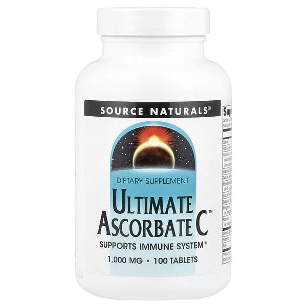 Source Naturals, Ultimate Ascorbate C™, 100 Tablets