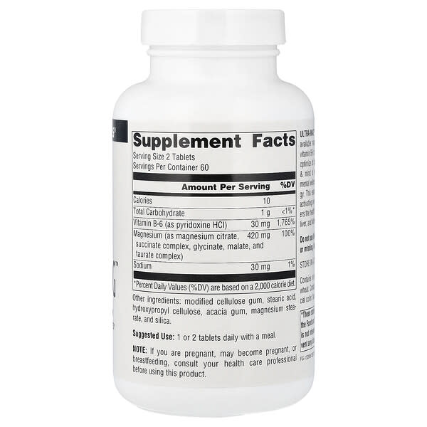 Alternative view of Source Naturals, Ultra-Mag™, 120 Tablets