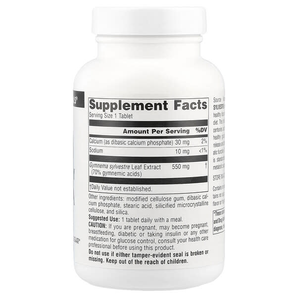 Alternative view of Source Naturals, Ultra Potency Gymnema Sylvestre, 120 Tablets