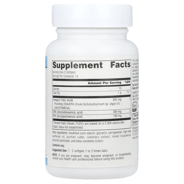 Alternative view of Source Naturals, Vegan Omega-3s, 30 Vegan Softgels