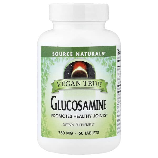 Source Naturals, Vegan True®, Glucosamine, 60 Tablets