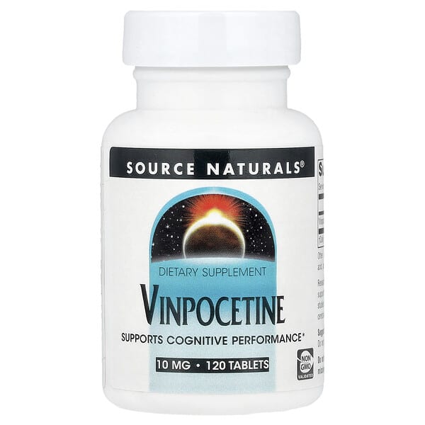 Source Naturals, Vinpocetine, 10 mg, 120 Tablets