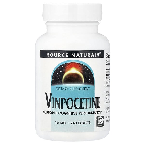 Source Naturals, Vinpocetine, 10 mg, 240 Tablets