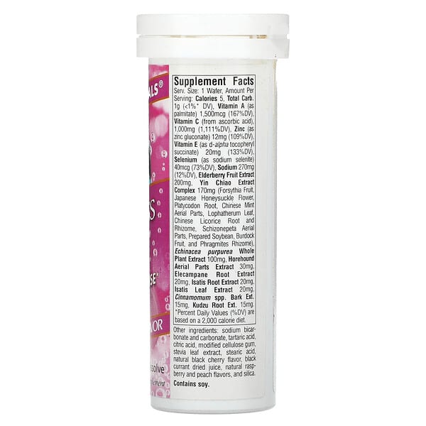 Alternative view of Source Naturals, Wellness Fizz, Immune Defense, Natural Berry, 10 Wafers