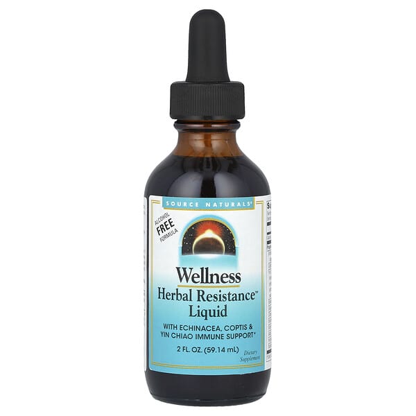 Source Naturals, Wellness, Herbal Resistance™ Liquid, Alcohol Free, 2 fl oz (59.14 ml) 2 Source Naturals, Wellness, Herbal Resistance™ Liquid, Alcohol Free, 2 fl oz (59.14 ml)