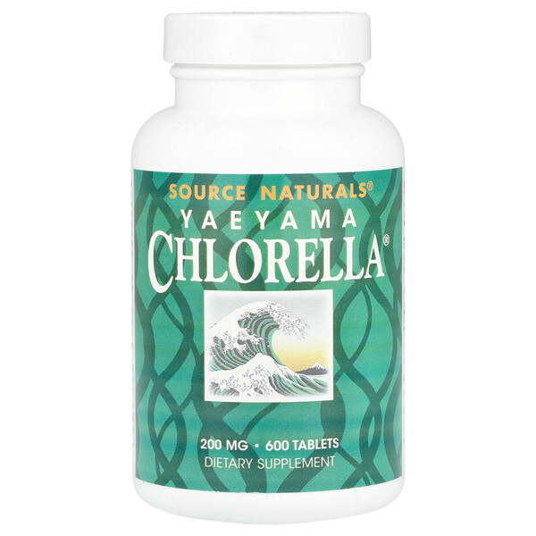 Source Naturals, Yaeyama Chlorella®, 600 Tablets, (20 mg per Tablet)