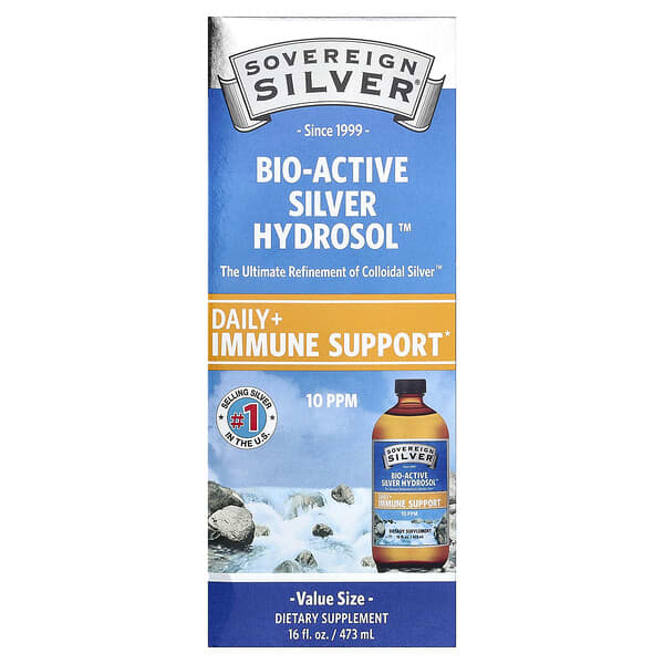 Sovereign Silver, Bio-Active Silver Hydrosol™, 16 fl oz (473 ml)