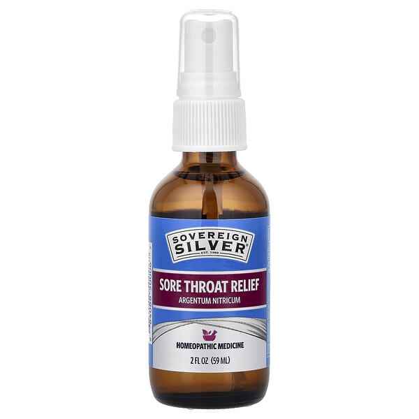 Sovereign Silver, Sore Throat Spray, 2 fl oz (59 ml)
