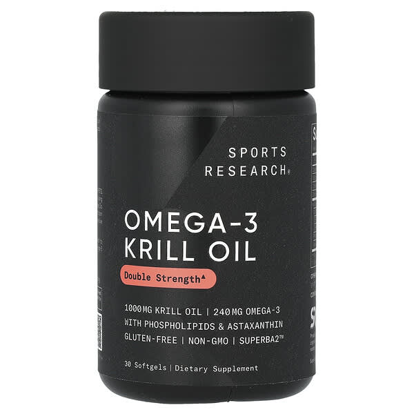 Sports Research, Omega-3 Krill Oil, 1,000 mg, 30 Softgels