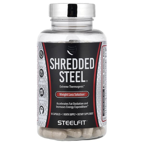 SteelFit, Shredded Steel®, Weight Loss Solution, 90 Capsules