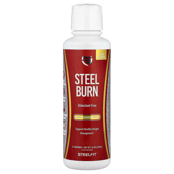 SteelFit, Steel Burn™, Island Pineapple, 16 oz (473 mL)