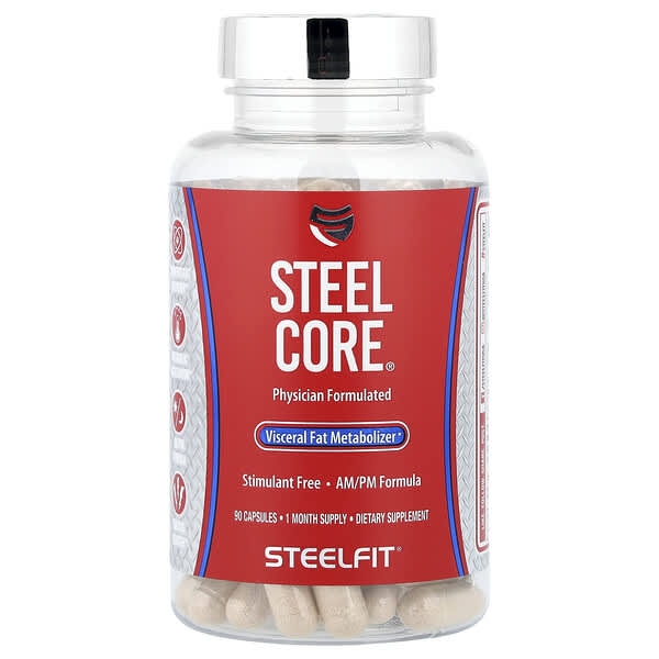 SteelFit, Steel Core®, Visceral Fat Metabolizer, 90 Capsules