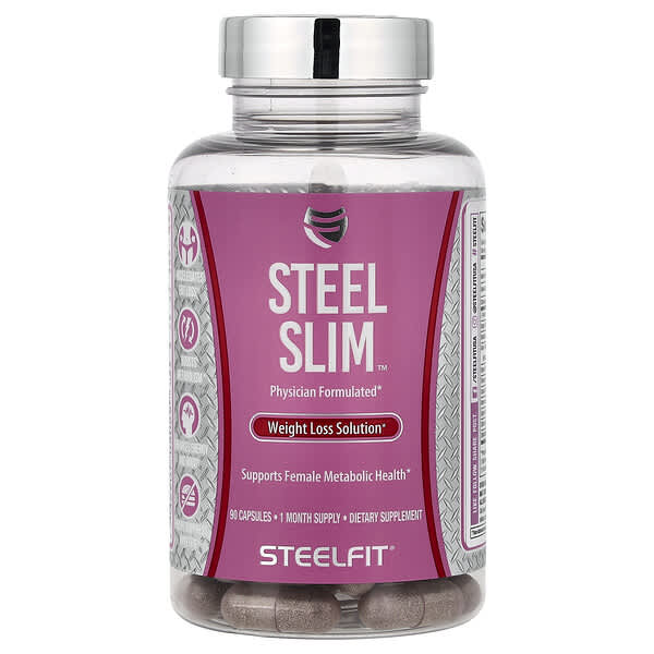 SteelFit, Steel Slim™, Weight Loss Solution, 90 Capsules