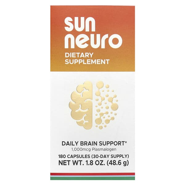 Sun Chlorella, Sun Neuro, 180 Capsules (166 mcg per Capsules)