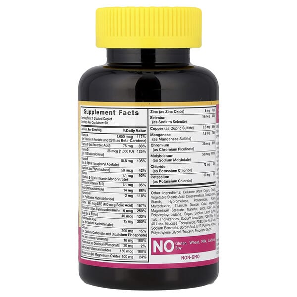 Alternative view of Sundance Vitamins, ABC Complete, Women's Multivitamin & Mineral Formula, 60 Coated Caplets