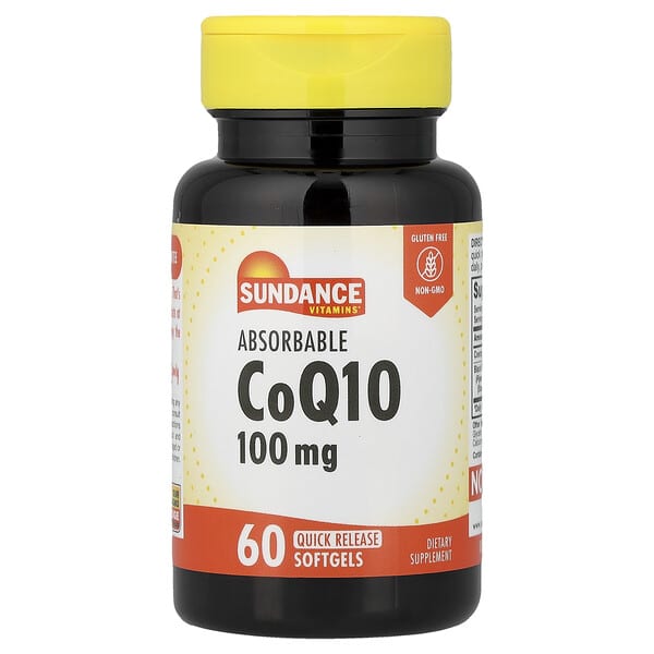 Sundance Vitamins, Absorbable CoQ10, 100 mg, 60 Quick Release Softgels