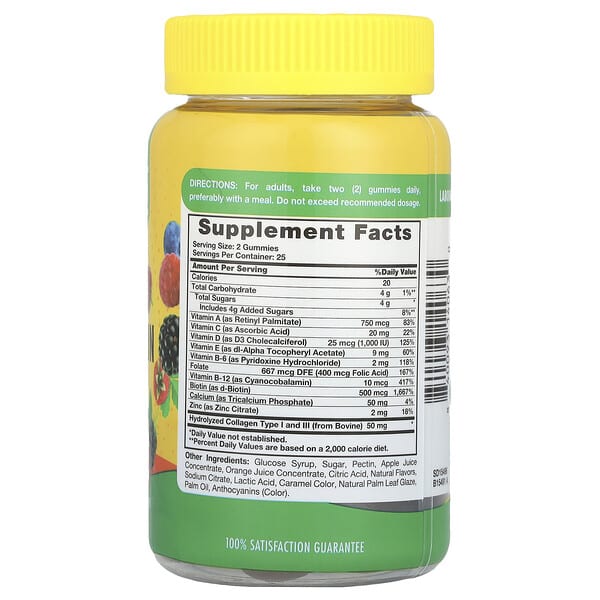 Alternative view of Sundance Vitamins, Adult Multivitamin Gummies, Natural Mixed Berry , 50 Gummies