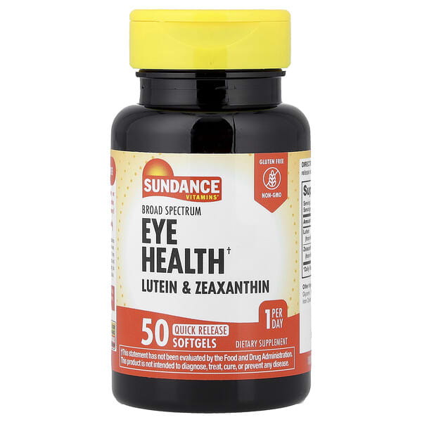 Sundance Vitamins, Eye Health, Lutein & Zeaxanthin, 50 Quick Release Softgels
