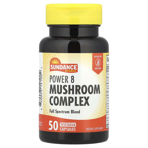 Sundance Vitamins, Power 8 Mushroom Complex, 50 Vegetarian Capsules