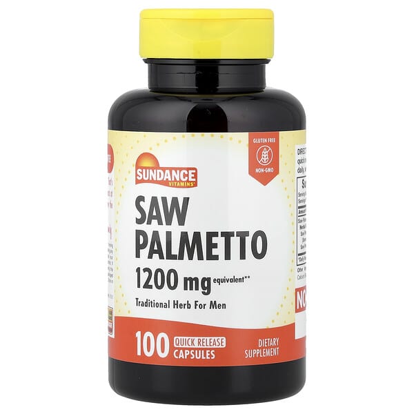 Sundance Vitamins, Saw Palmetto, 1,200 mg, 100 Quick Release Capsules