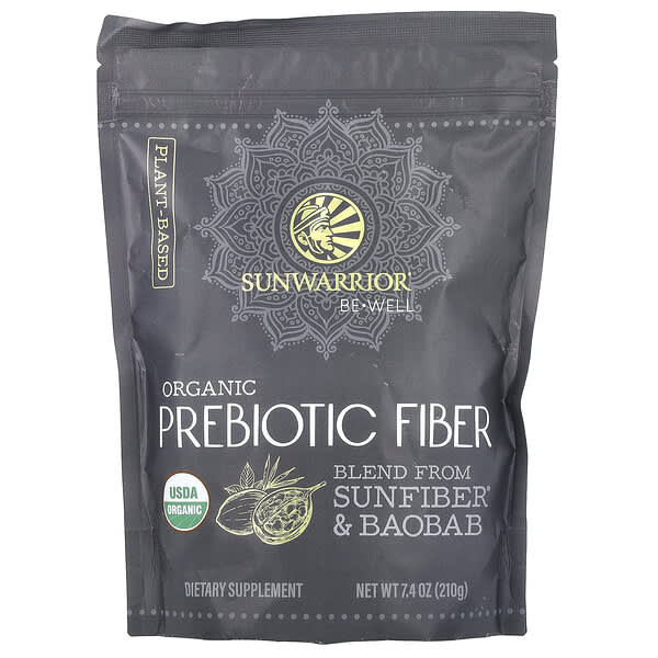Sunwarrior, Organic Prebiotic Fiber, 7.4 oz (210 g)