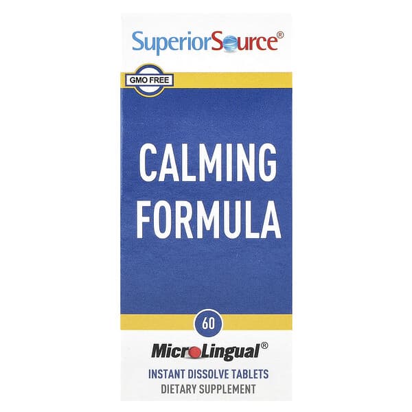 Superior Source, Calming Formula, 60 MicroLingual Instant Dissolve Tablets