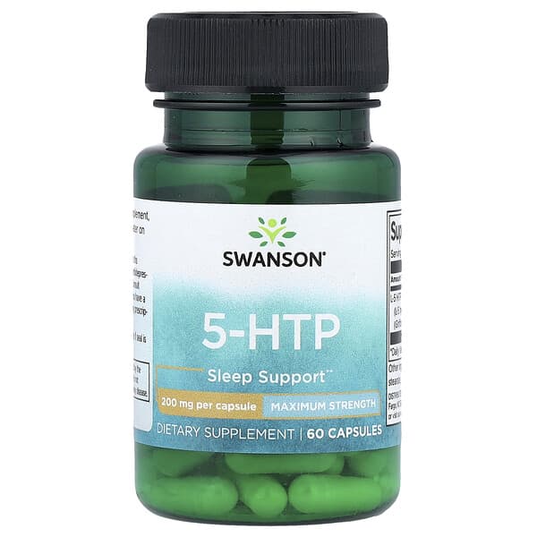 Swanson, 5-HTP, 200 mg , 60 Capsules