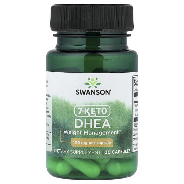 Swanson, 7-Keto® DHEA, 100 mg, 30 Capsules
