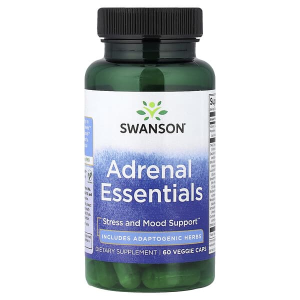 Swanson, Adrenal Essentials, 60 Veggie Caps