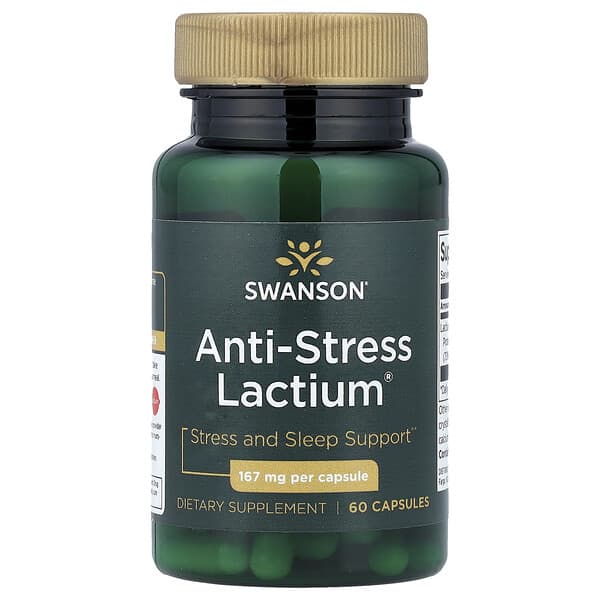 Swanson, Anti-Stress Lactium®, 167 mg, 60 Capsules