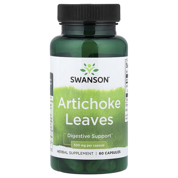 Swanson, Artichoke Leaves, 500 mg, 60 Capsules