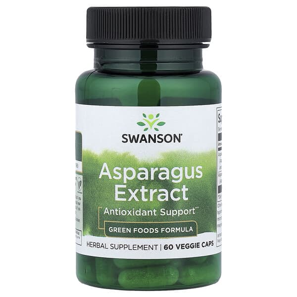 Swanson, Asparagus Extract, 60 Veggie Caps