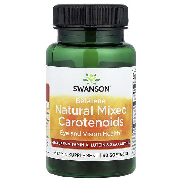 Swanson, Betatene® Natural Mixed Carotenoids, 60 Softgels
