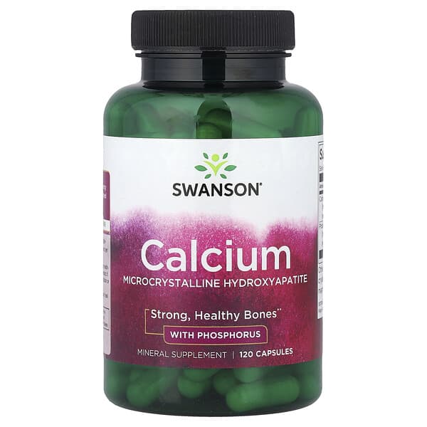 Swanson, Calcium, 120 Capsules