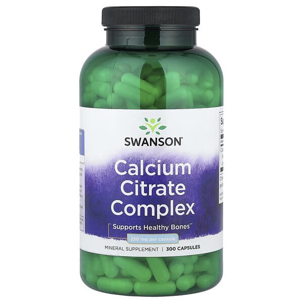 Swanson, Calcium Citrate Complex, 250 mg, 300 Capsules