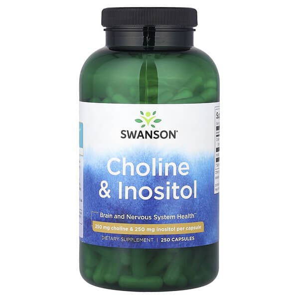 Swanson, Choline & Inositol, 250 Capsules
