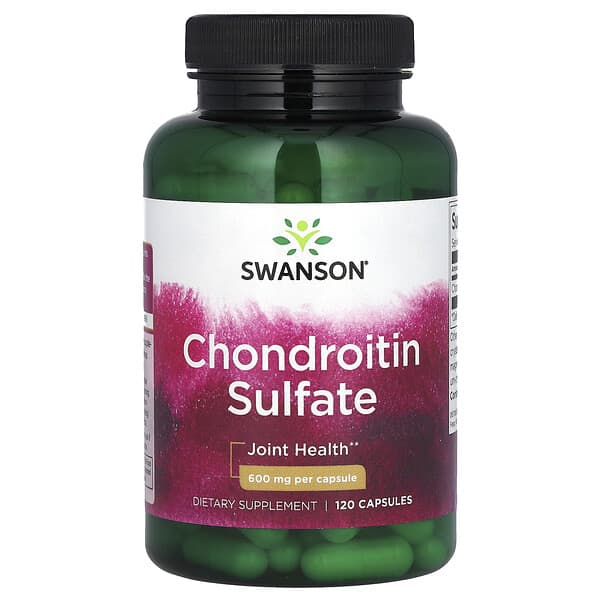 Swanson, Chondroitin Sulfate, 600 mg, 120 Capsules