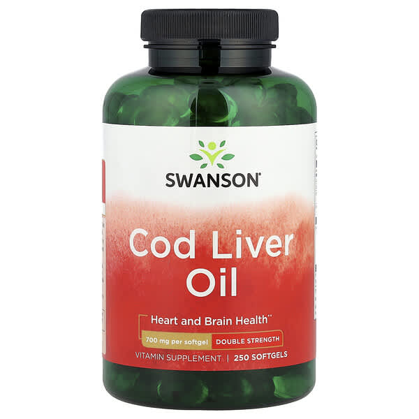 Swanson, Cod Liver Oil, 250 Softgels