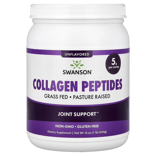 Swanson, Collagen Peptides, Unflavored, 16 oz (454 g)