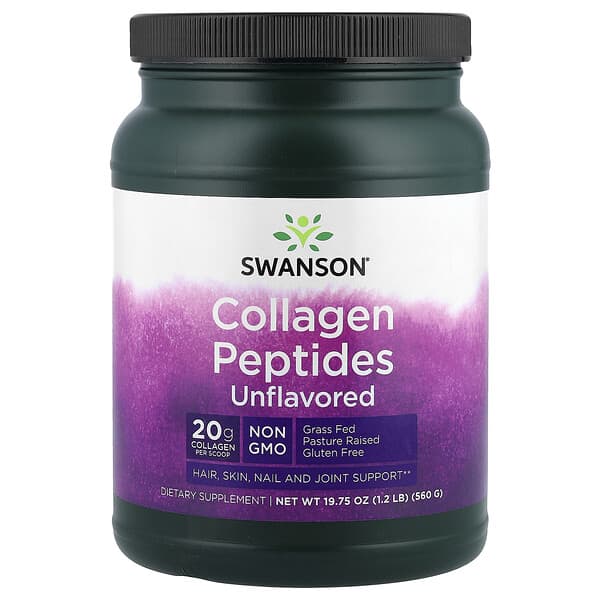 Swanson, Collagen Peptides, Unflavored, 19.75 oz (560 g)