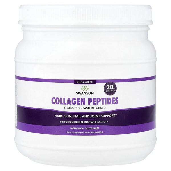Swanson, Collagen Peptides, Unflavored, 9.88 oz (280 g)