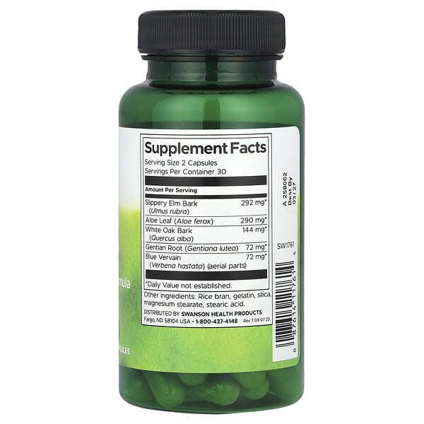 Alternative view of Swanson, Colon Helper, 60 Capsules