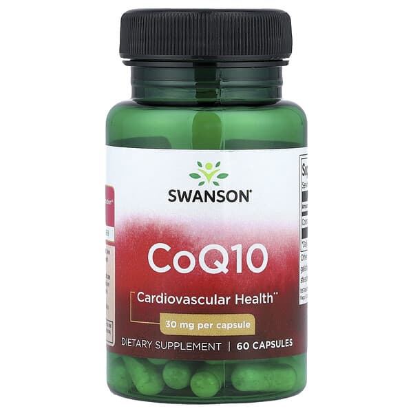 Swanson, CoQ10, 30 mg, 60 Capsules