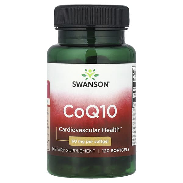 Swanson, CoQ10, 60 mg, 120 Softgels